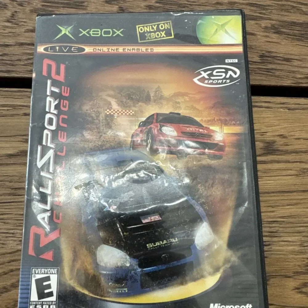 RalliSport Challenge 2 XBOX Video Game CIB Complete Microsoft Vintage